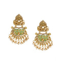 Suvarnika Women's Rose Gold Plated Alloy Earrings (Gold)