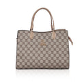 Suvarnika Women's Faux Leather Printed Handbag (Hilver)