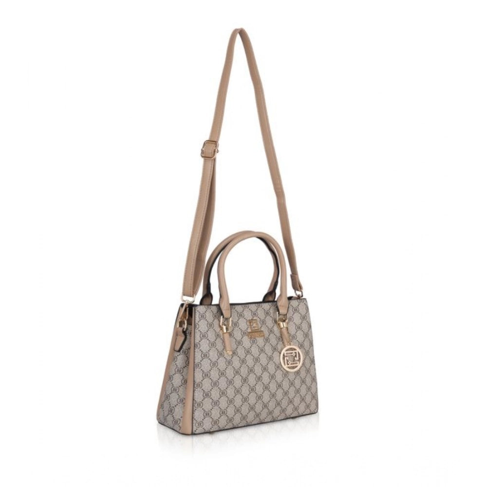 Suvarnika Women's Faux Leather Printed Handbag (Hilver)
