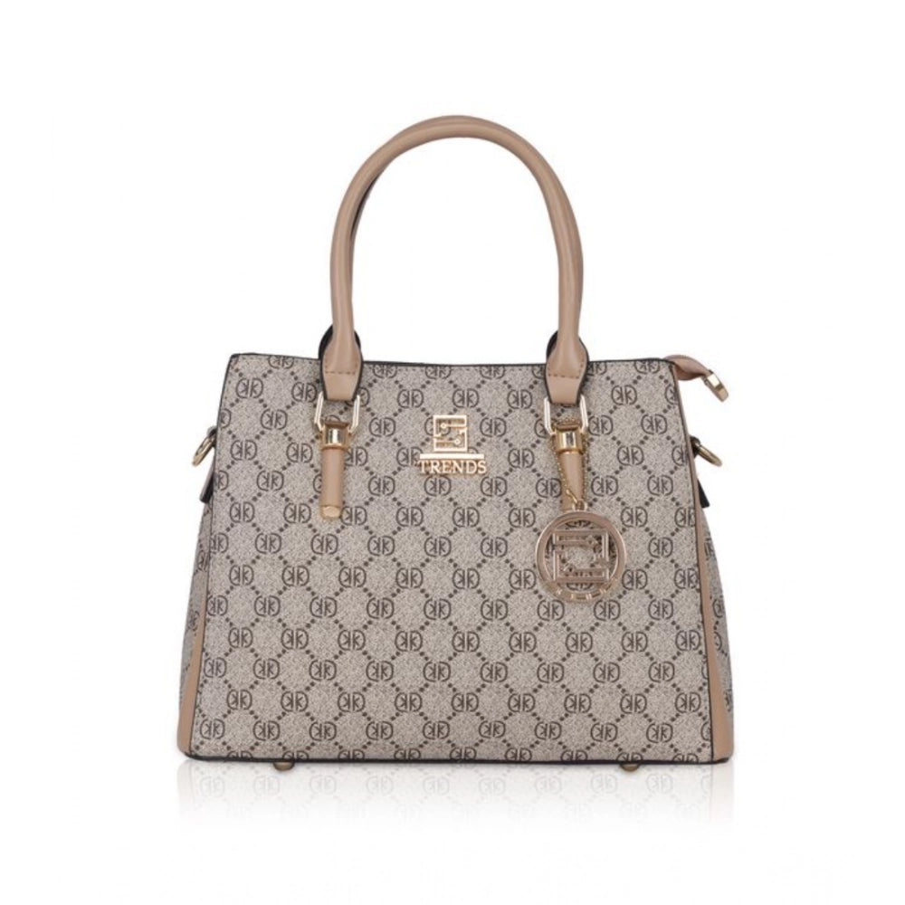 Suvarnika Women's Faux Leather Printed Handbag (Hilver)