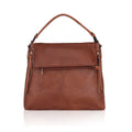 Suvarnika Women's Faux Leather Solid Sling Bag (Brown)