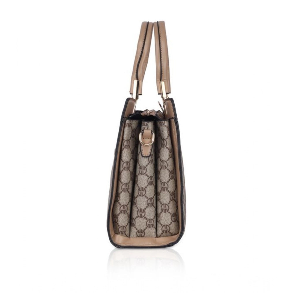 Suvarnika Women's Faux Leather Printed Handbag (Hilver)