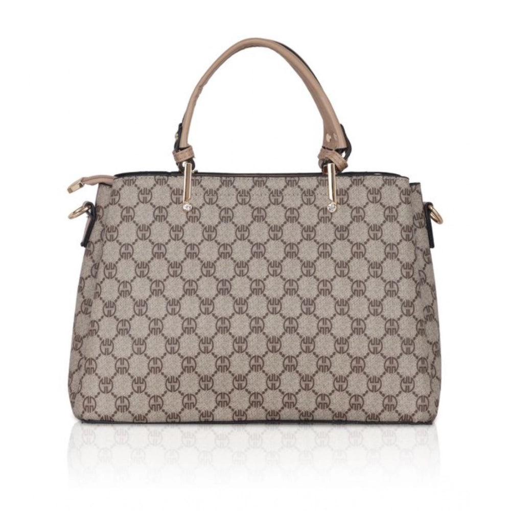 Suvarnika Women's Faux Leather Printed Handbag (Hilver)