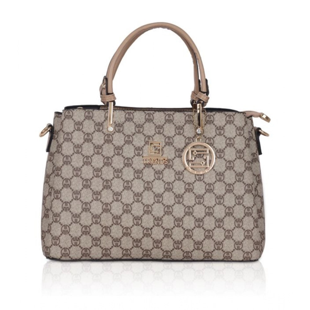 Suvarnika Women's Faux Leather Printed Handbag (Hilver)