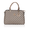 Suvarnika Women's Faux Leather Printed Handbag (Hilver)