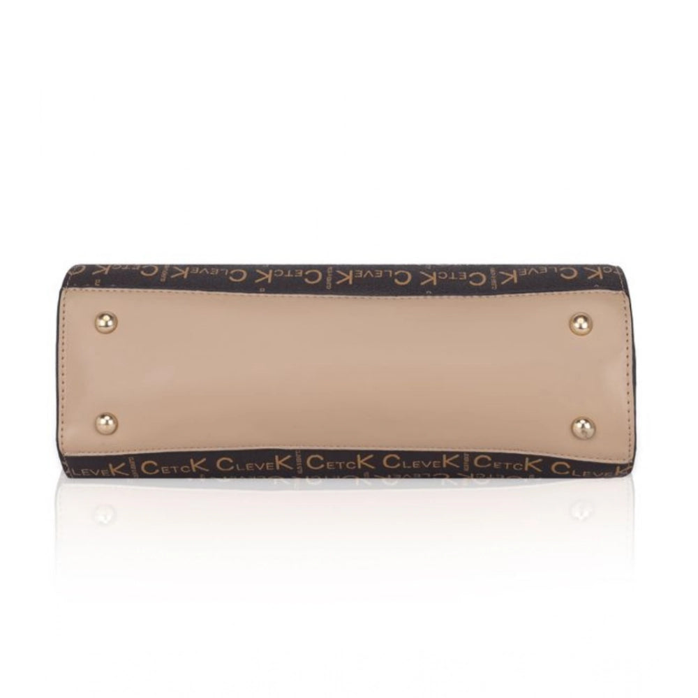 Suvarnika Women's Faux Leather Printed Handbag (Hilver)