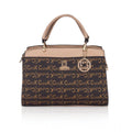 Suvarnika Women's Faux Leather Printed Handbag (Hilver)