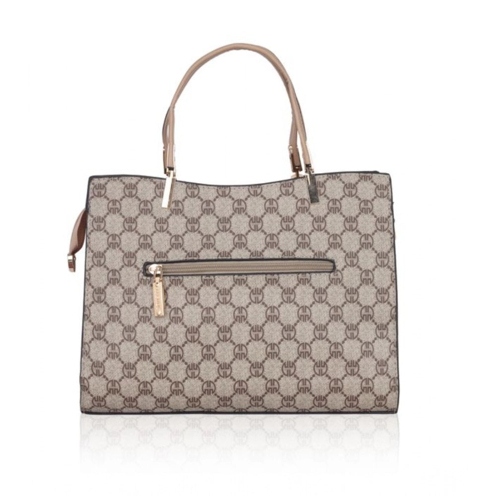 Suvarnika Women's Faux Leather Printed Handbag (Hilver)