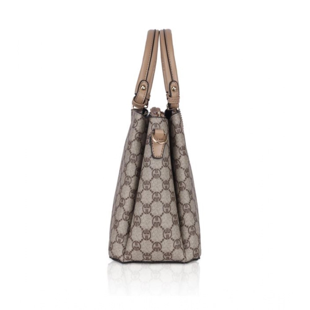 Suvarnika Women's Faux Leather Printed Handbag (Hilver)