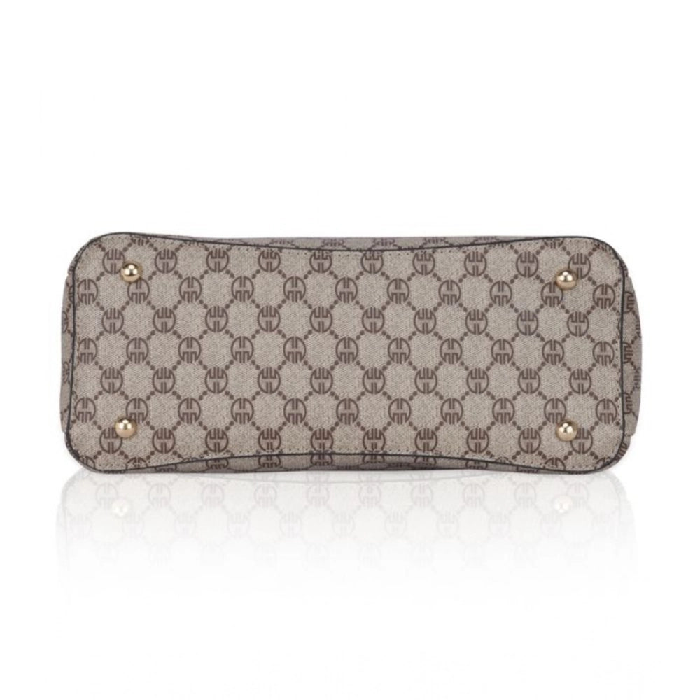 Suvarnika Women's Faux Leather Printed Handbag (Hilver)