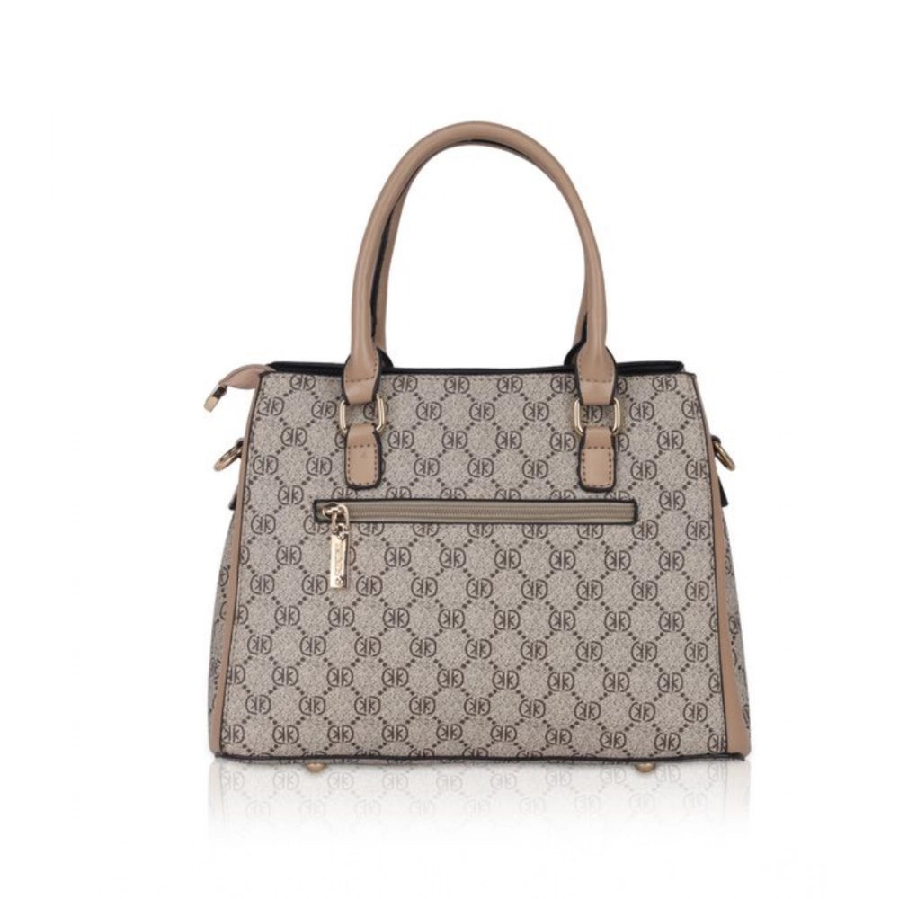 Suvarnika Women's Faux Leather Printed Handbag (Hilver)