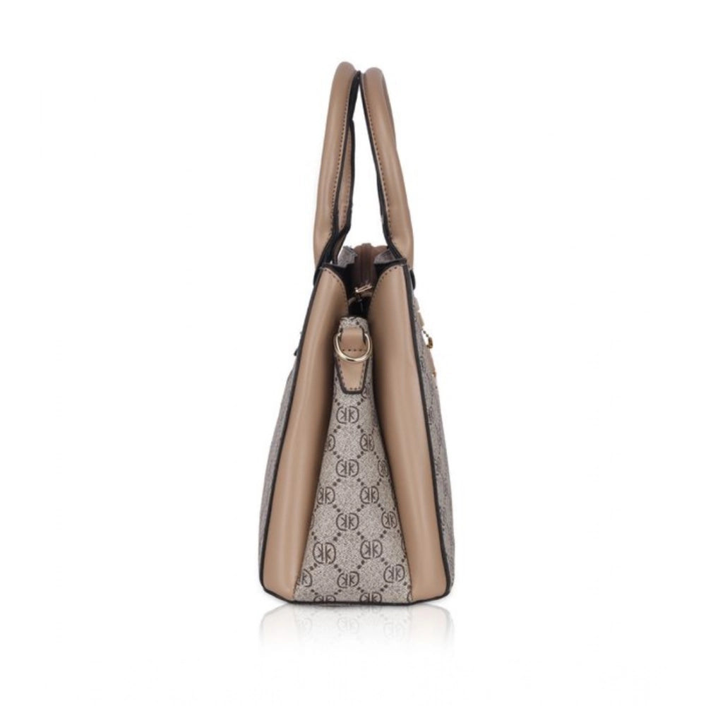 Suvarnika Women's Faux Leather Printed Handbag (Hilver)