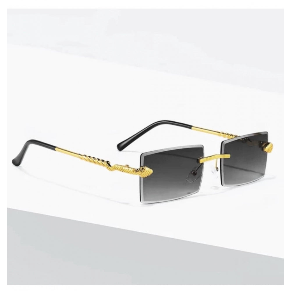 Suvarnika Classic Unisex UV400 Protection Sunglasses (Black)