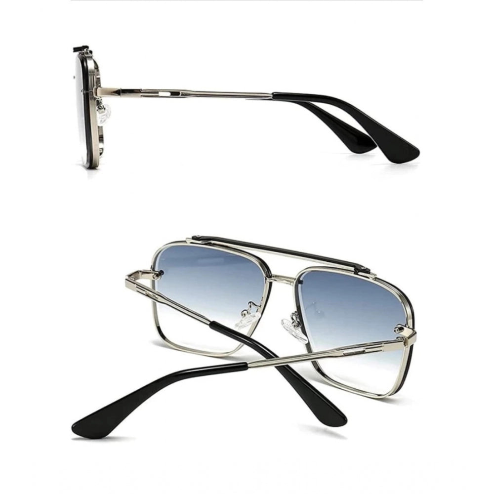 Suvarnika Classic Unisex UV400 Protection Sunglasses (Blue)