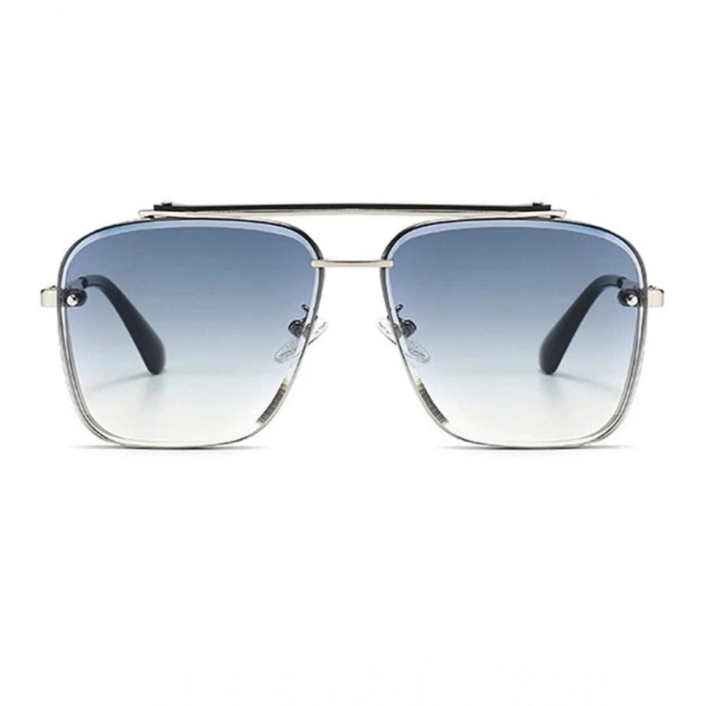 Suvarnika Classic Unisex UV400 Protection Sunglasses (Blue)