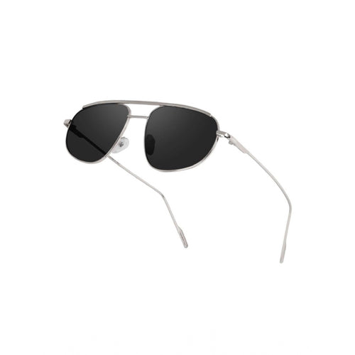 Suvarnika Classic Unisex UV400 Protection Sunglasses (Silver)