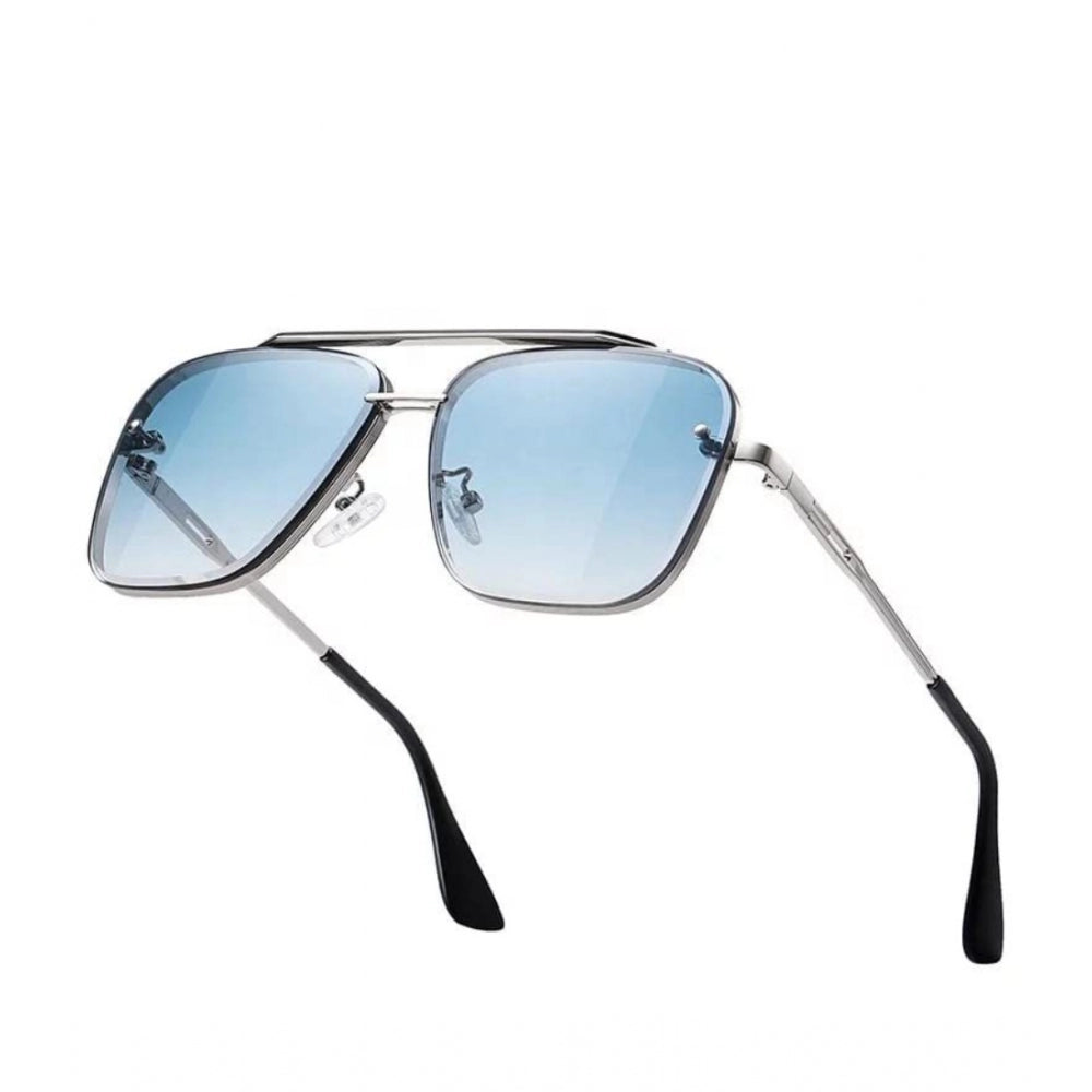 Suvarnika Classic Unisex UV400 Protection Sunglasses (Blue)