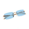 Suvarnika Classic Unisex UV400 Protection Sunglasses (Gold)