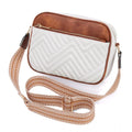 Suvarnika Women's PU Leather Zipper Sling Bag